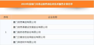 喜訊 信息集團(tuán)及四家成員企業(yè)榮膺廈門市重點(diǎn)軟件和信息技術(shù)服務(wù)企業(yè)，助推本地軟件開發(fā)蓬勃發(fā)展